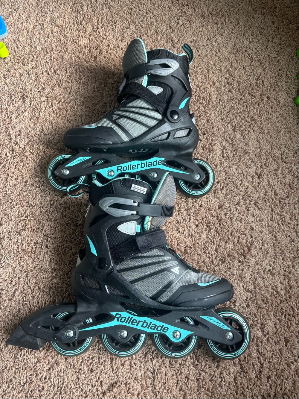 Rollerblade Women’s Inline Skates - Gray with Teal Accents
